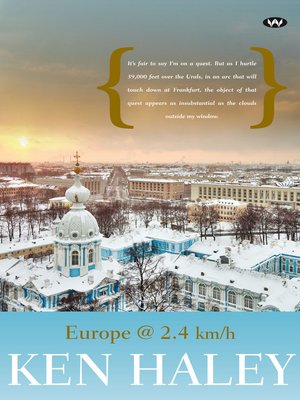cover image of Europe @ 2.4 km/h